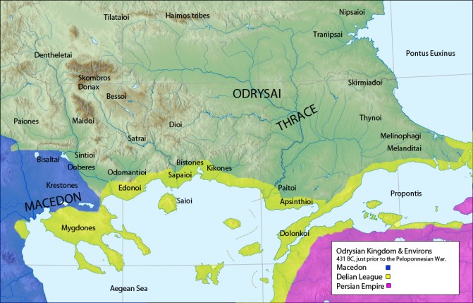 Βασίλειο Οδρυσών_πηγή wikimedia commons