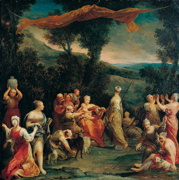 Ο Δίας στην αγκαλιά των Κορυβάντων -wikipedia