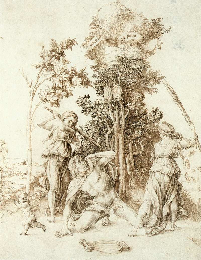 Ο Θάνατος του Ορφέα Death of Orpheus, by Dürer (1494) Wikipedia URL [https://en.wikipedia.org/wiki/Orpheus]