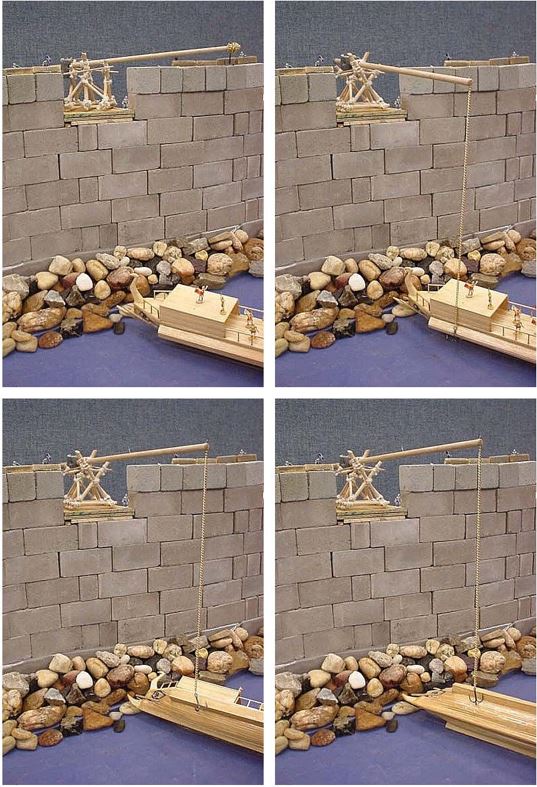 Σχήμα 10: Αναπαράσταση της διαδικασίας πλευρικού εγκλωβισμού και ανατροπής. 